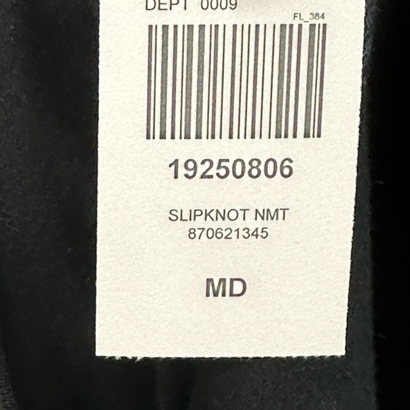 Hot Topic Slipknot 870621345 Short Sleeve T-Shirt - Black - size Medium - Picture 5 of 5